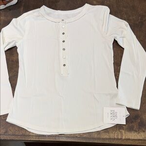 White Long Sleeve Women's Top